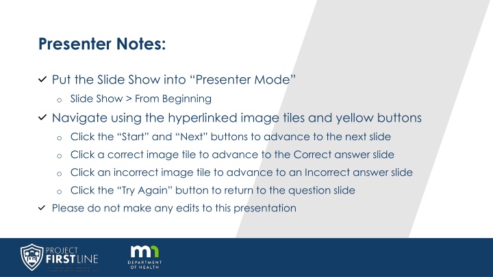 presenter notes