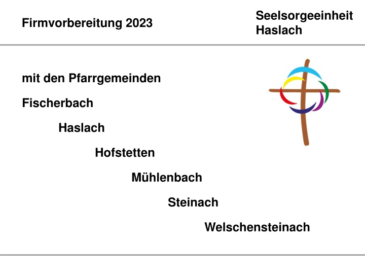 seelsorgeeinheit haslach