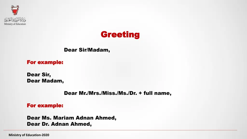 greeting greeting