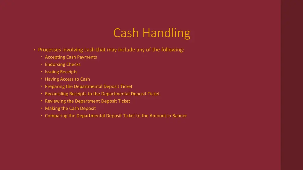 cash handling 1