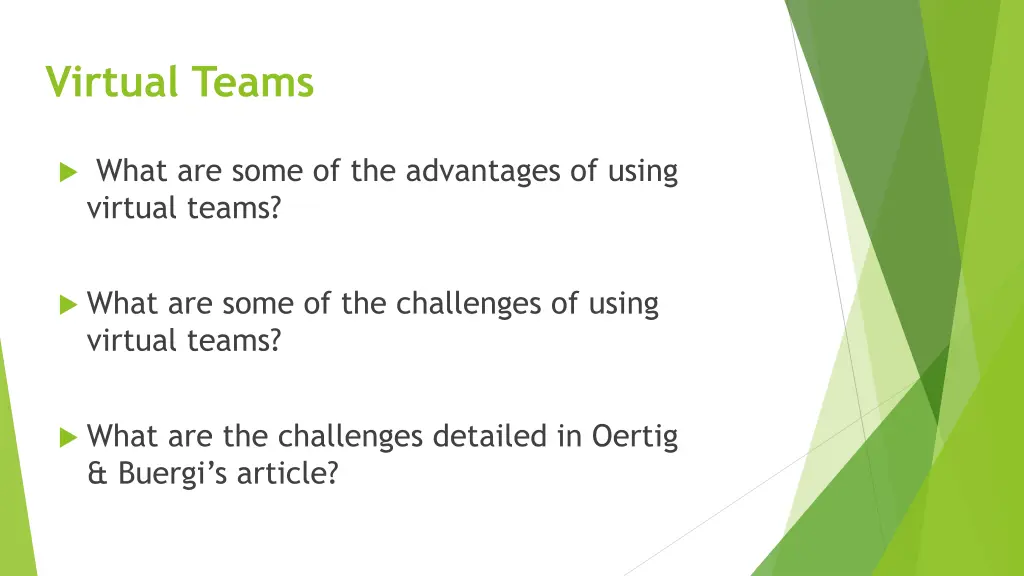 virtual teams