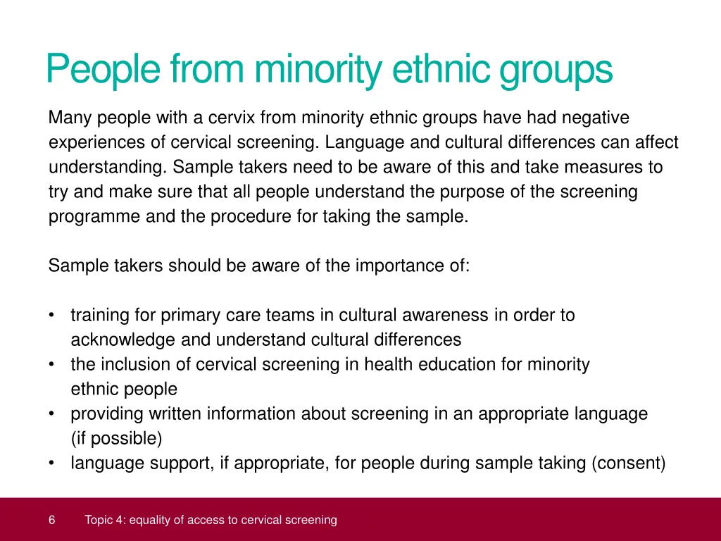 people from minority ethnic groups
