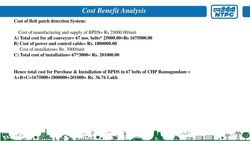 cost benefit analysis