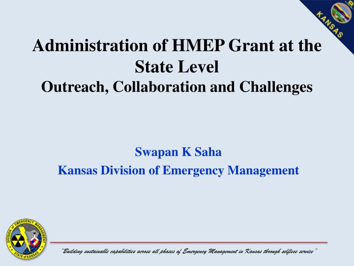 administration of hmep grant at the state level