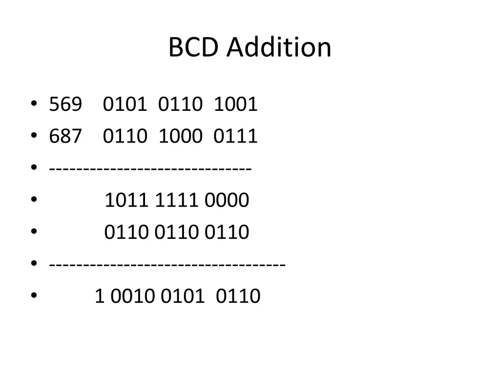 bcd addition 3