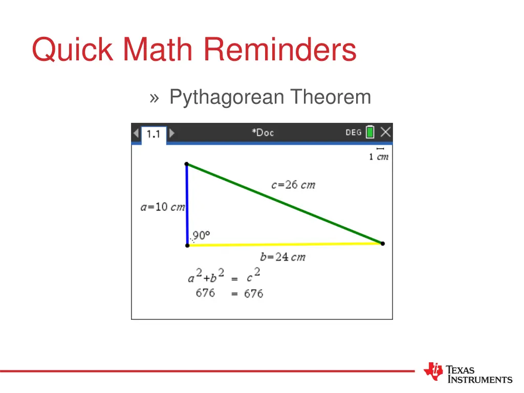 quick math reminders 2