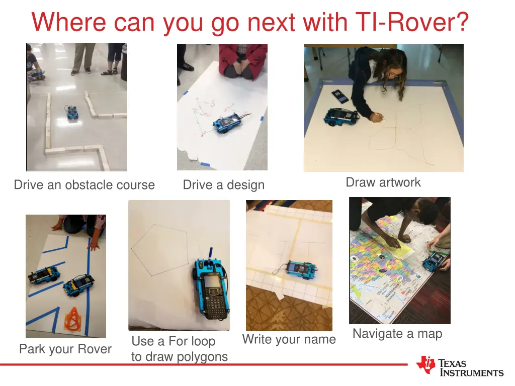 where can you go next with ti rover