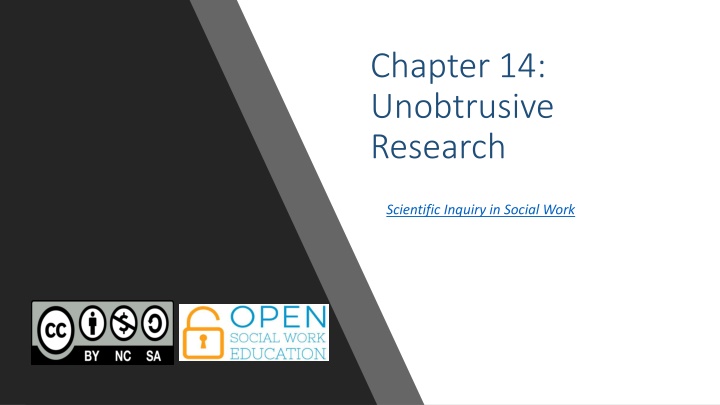 chapter 14 unobtrusive research