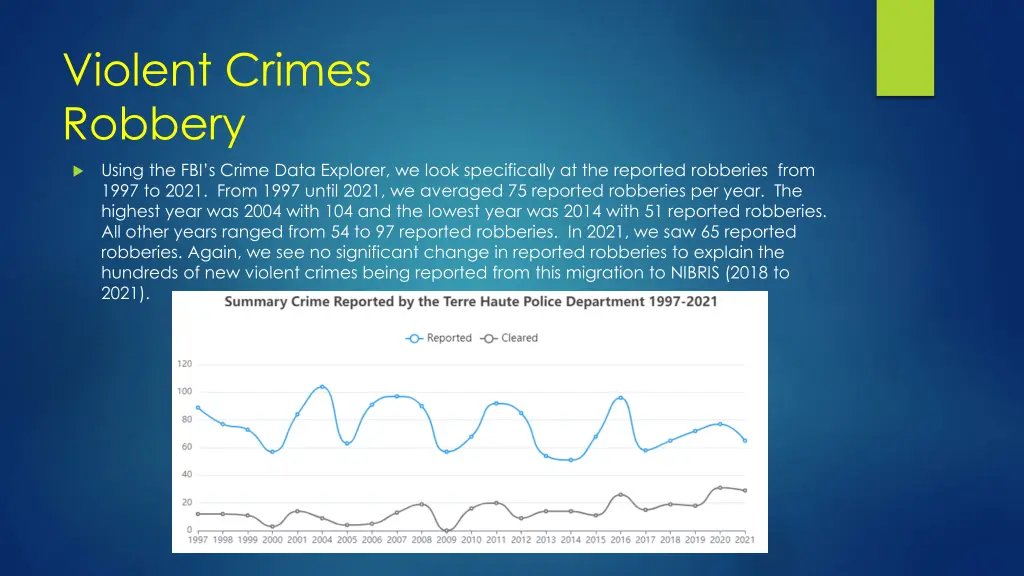 violent crimes robbery