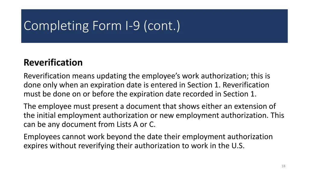 completing form i 9 cont 6