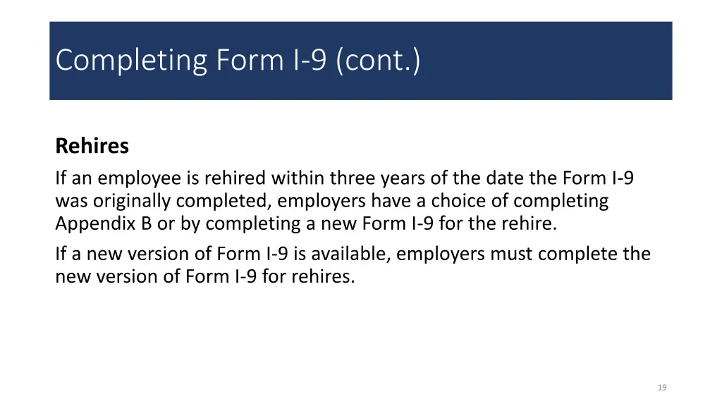 completing form i 9 cont 7