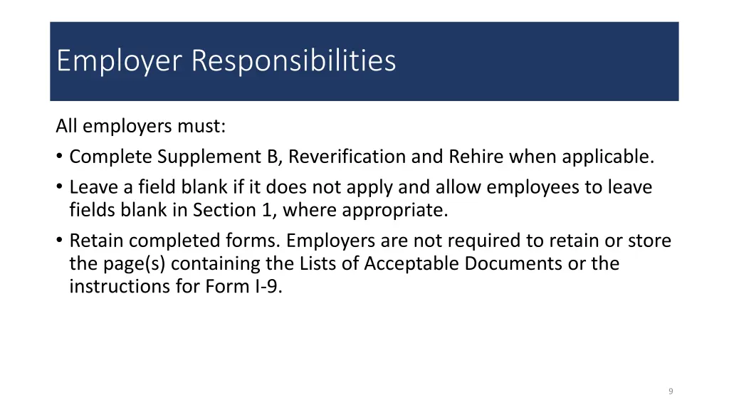 employer responsibilities 1