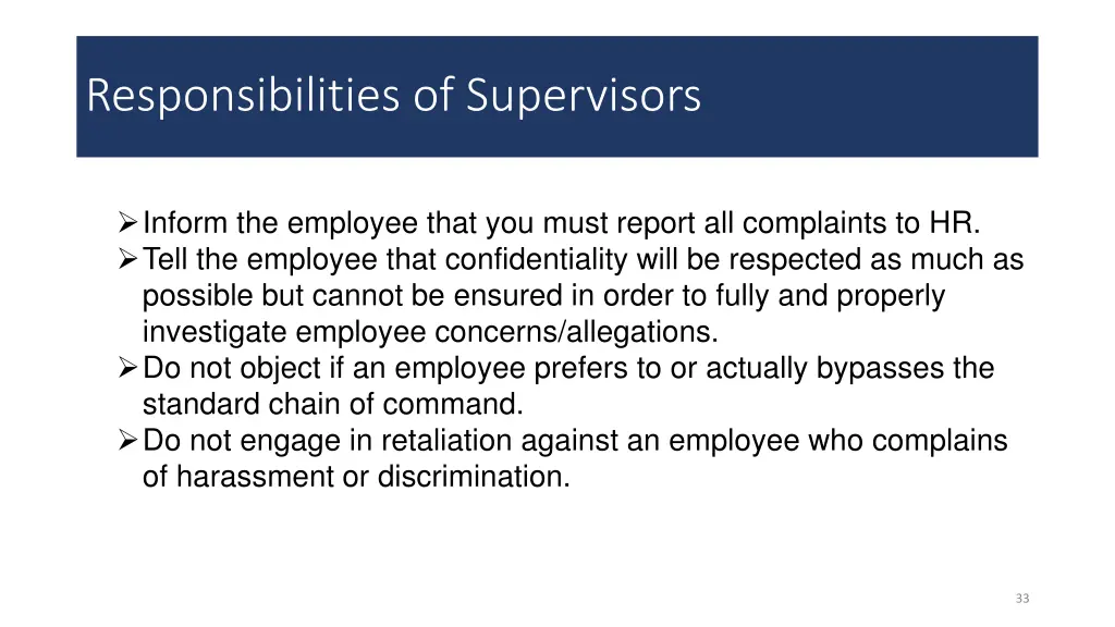 responsibilities of supervisors 1