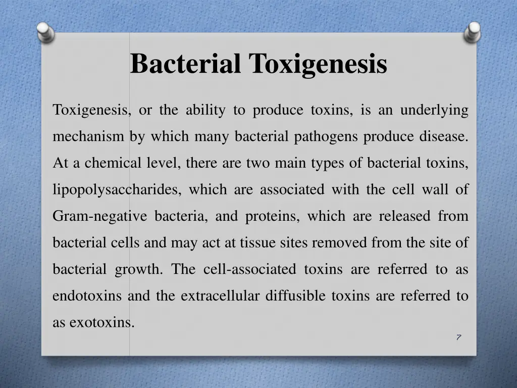 bacterial toxigenesis