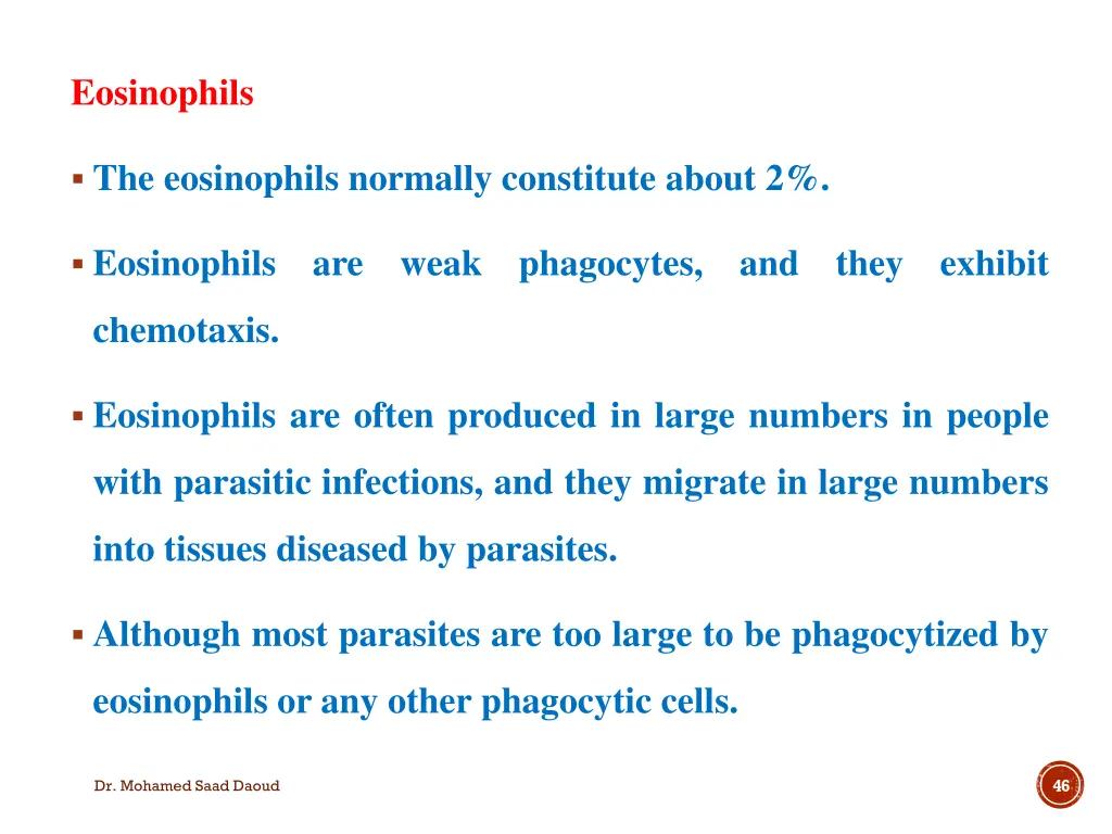 eosinophils