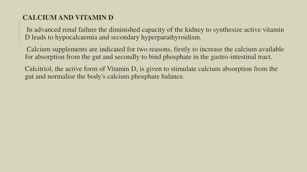 calcium and vitamin d