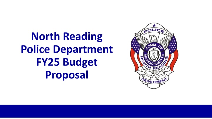north reading police department fy25 budget