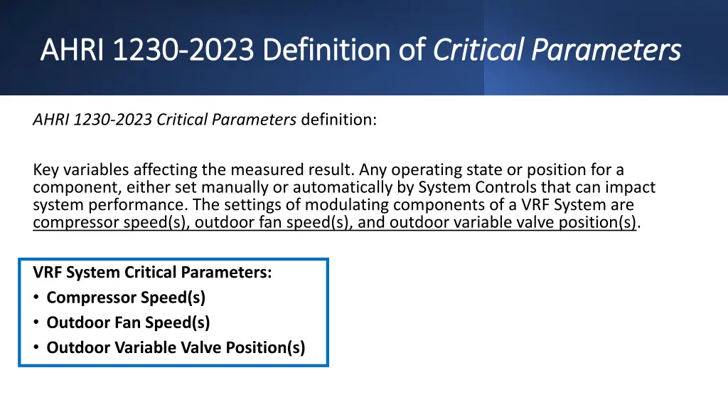 ahri 1230 ahri 1230 2023 definition of 2023