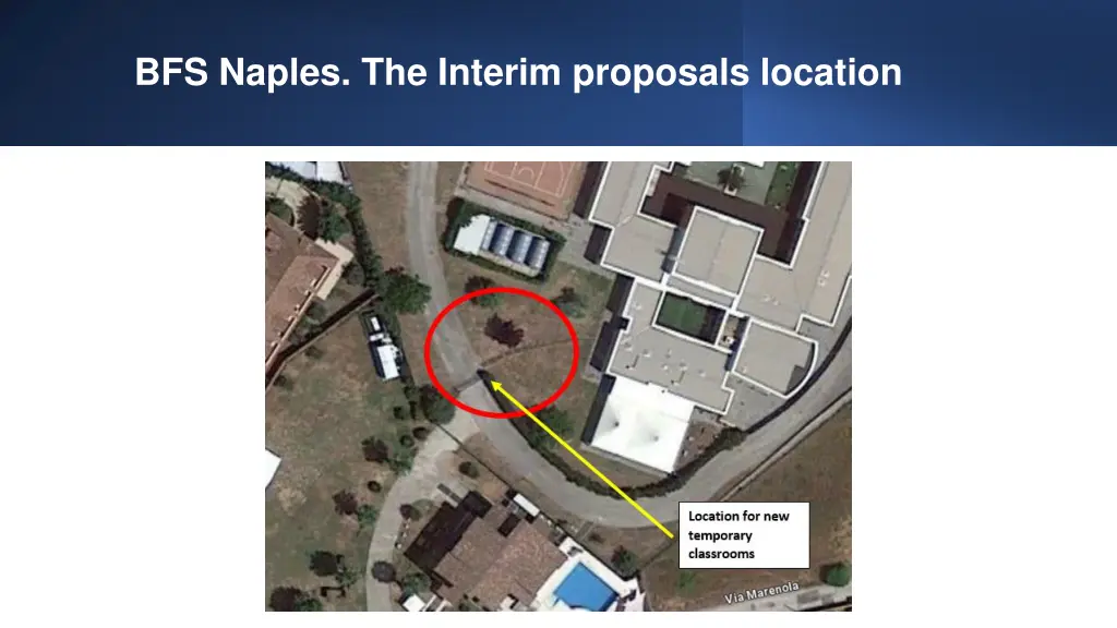 bfs naples the interim proposals location