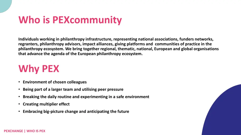 who is pexcommunity