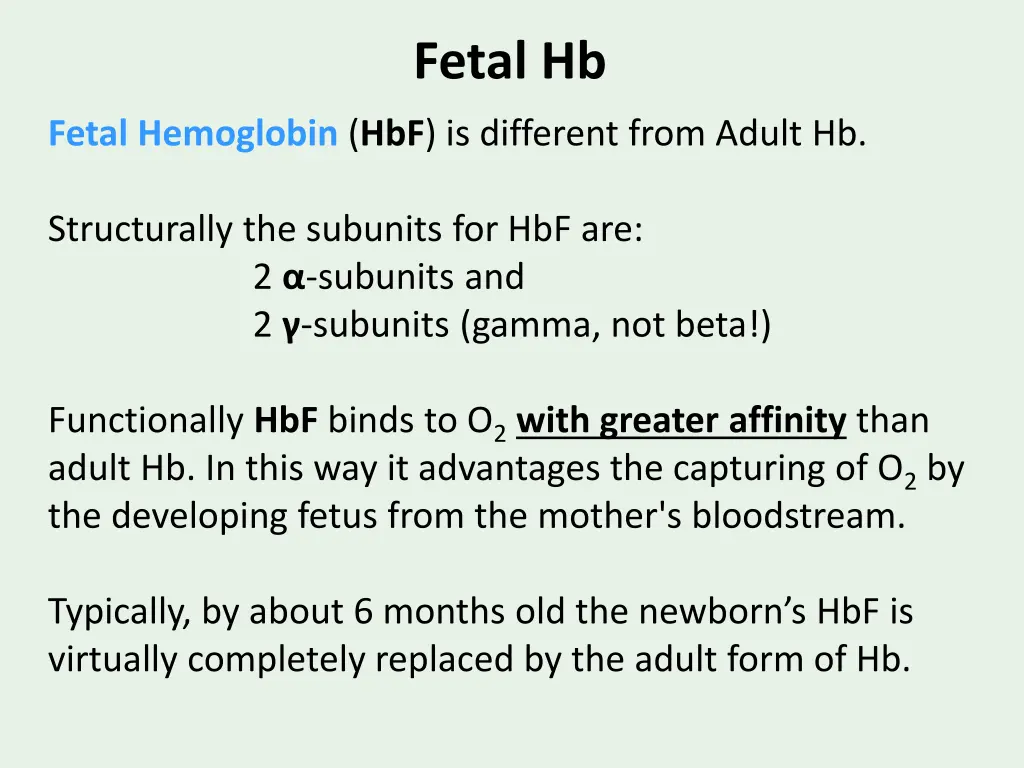 fetal hb