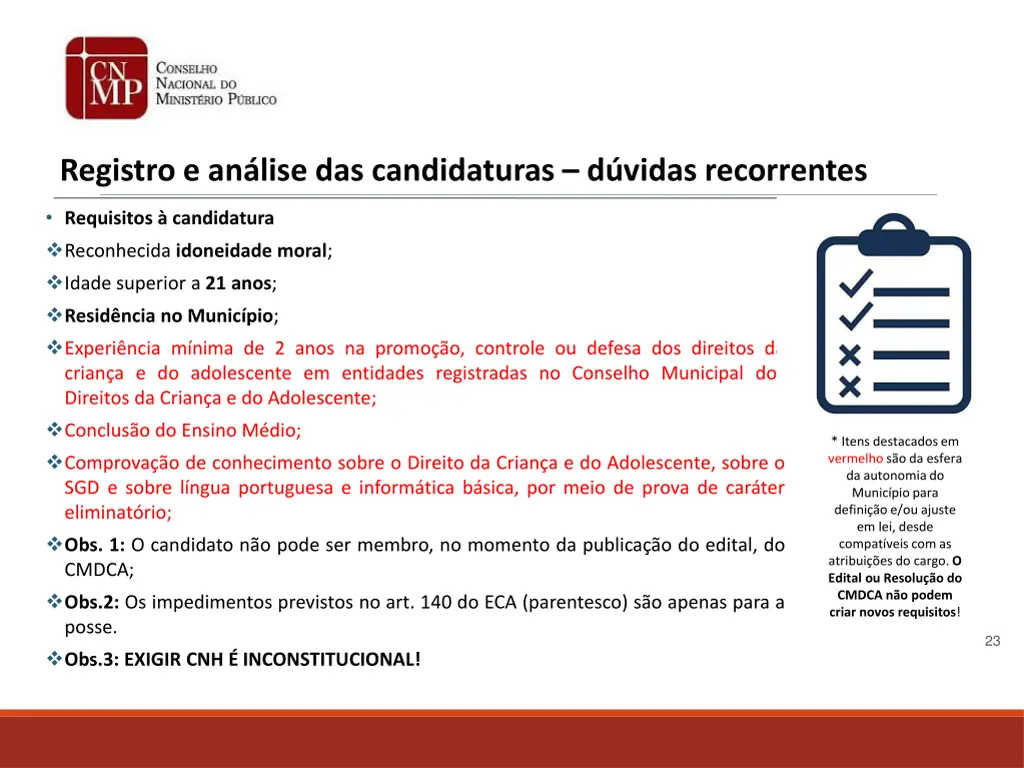 registro e an lise das candidaturas d vidas