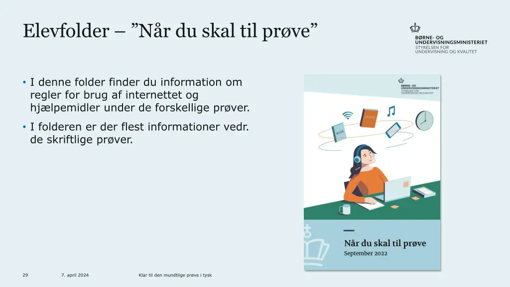 elevfolder n r du skal til pr ve