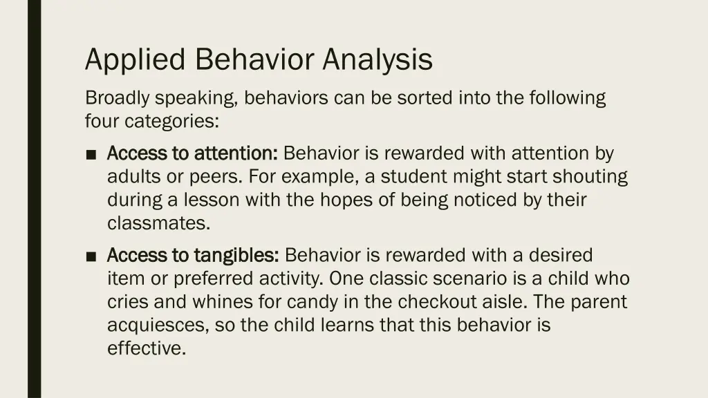 applied behavior analysis broadly speaking