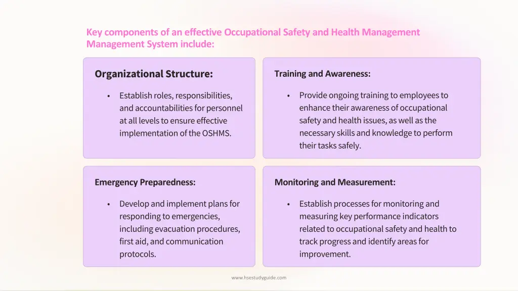 key components of an effective occupational 1