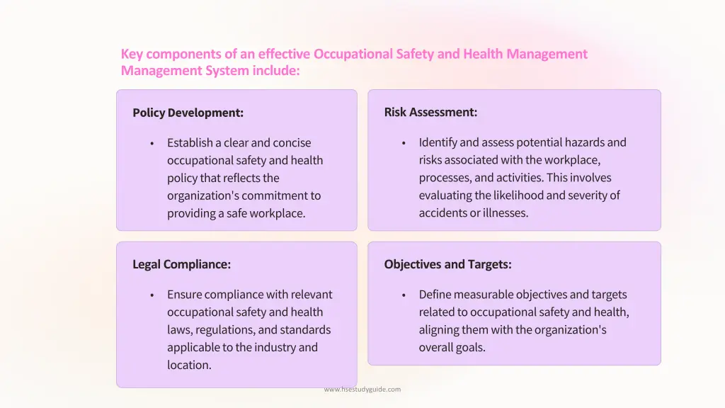 key components of an effective occupational