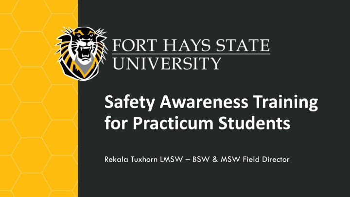 safety awareness training for practicum students