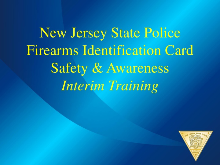 new jersey state police firearms identification