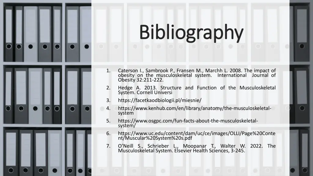 bibliography bibliography