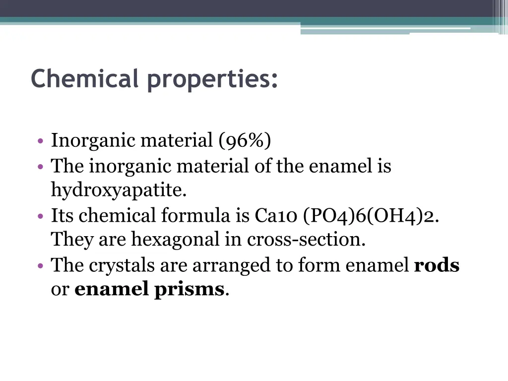 chemical properties