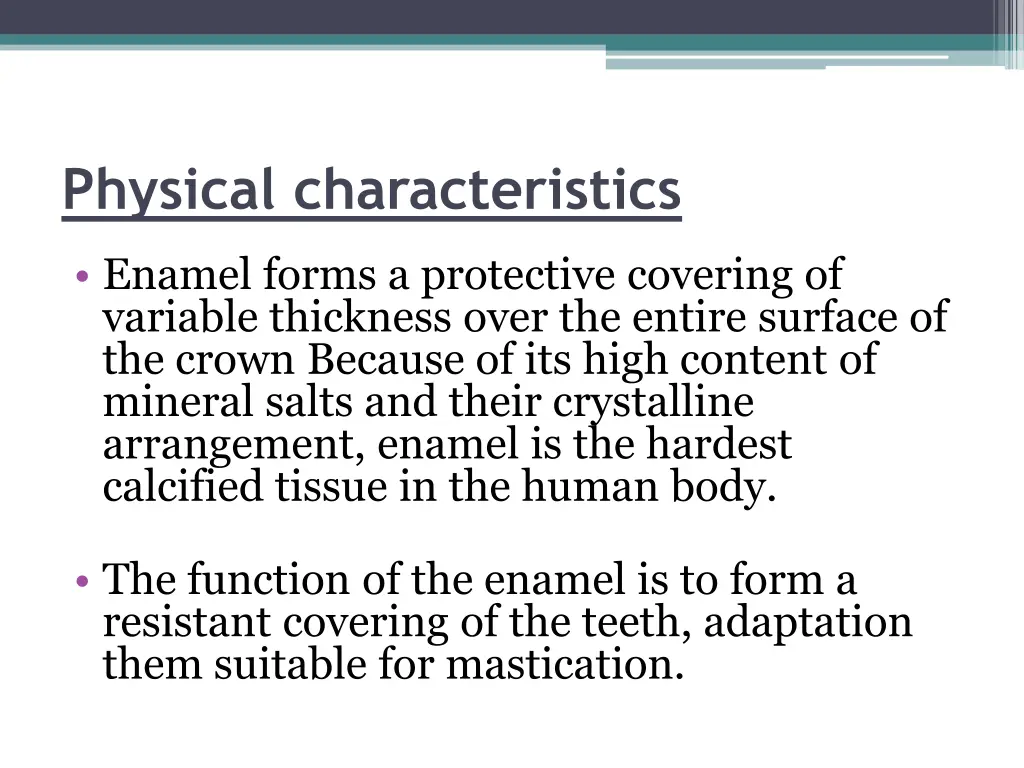 physical characteristics