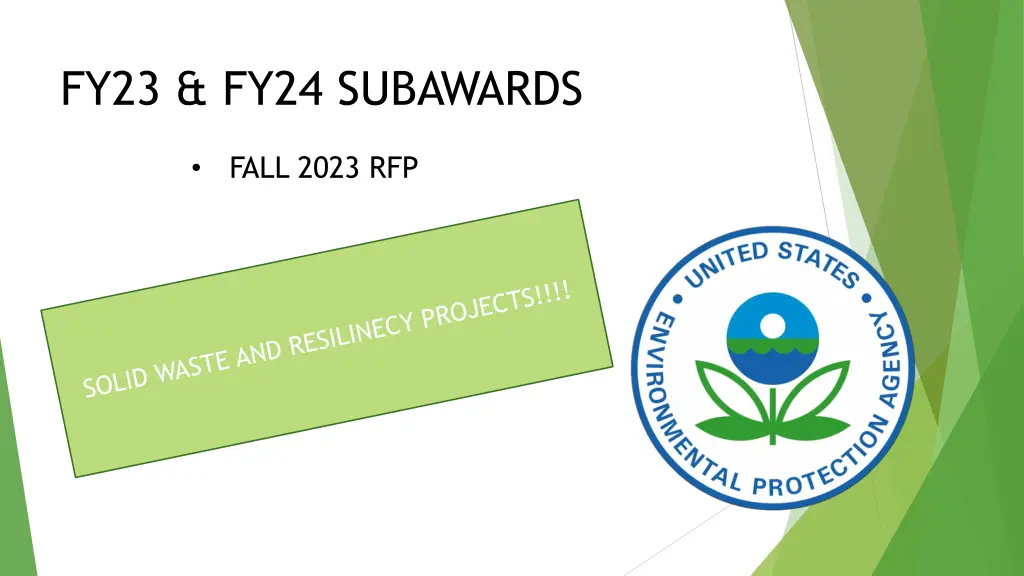 fy23 fy24 subawards