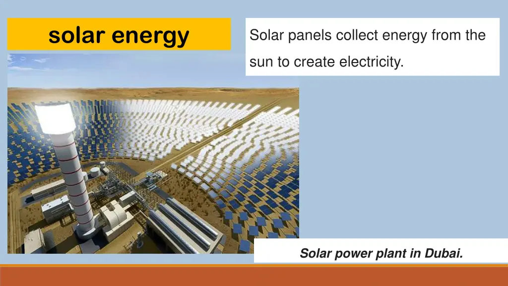 solar energy