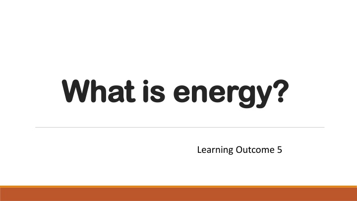 what is energy what is energy