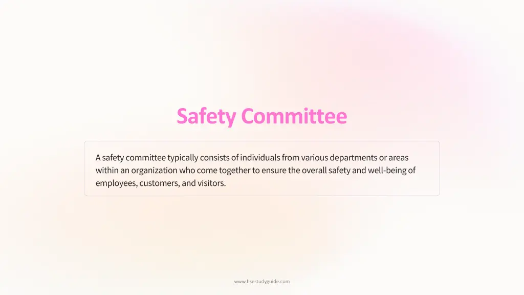 safety committee