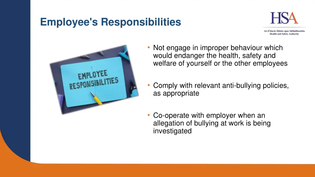 employee s responsibilities