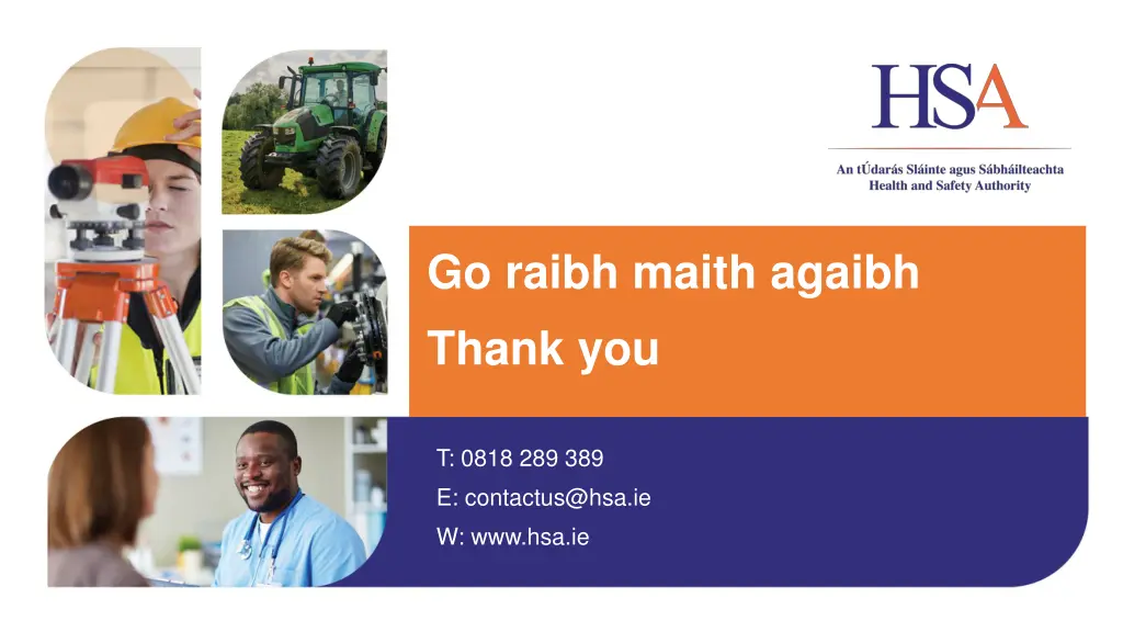 go raibh maith agaibh thank you