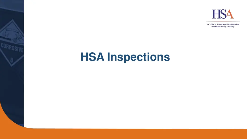 hsa inspections