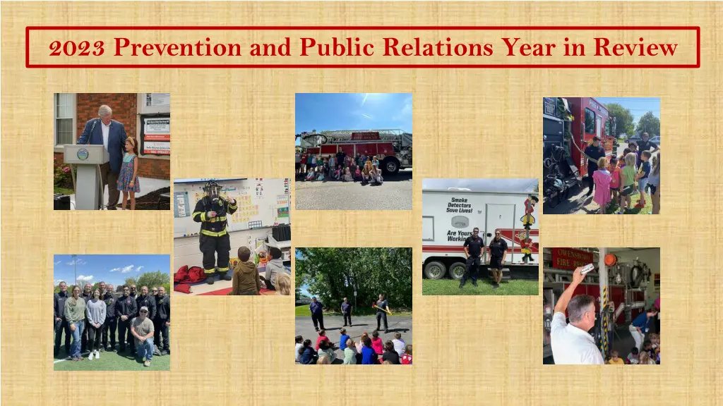 2023 prevention and public relations year