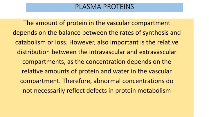 plasma proteins