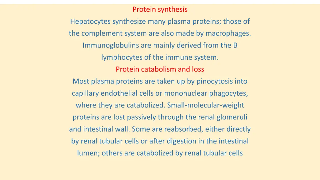 protein synthesis