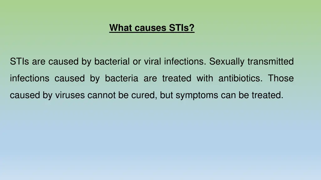 what causes stis