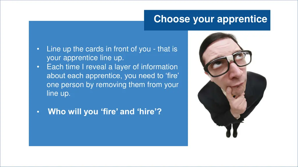 choose your apprentice 1
