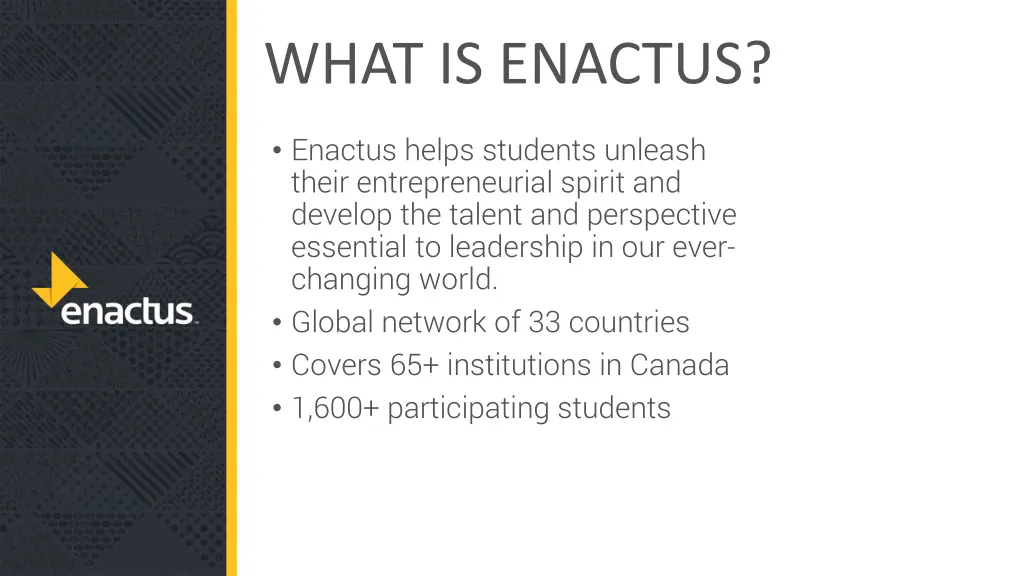 what is enactus 1