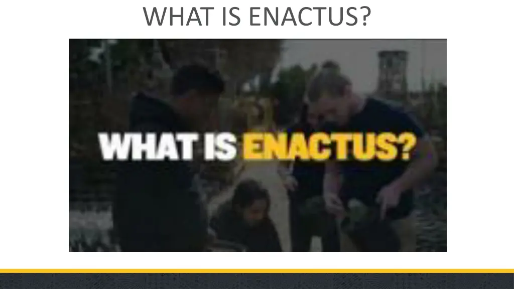 what is enactus