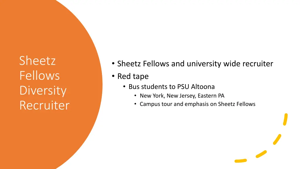 sheetz fellows diversity recruiter